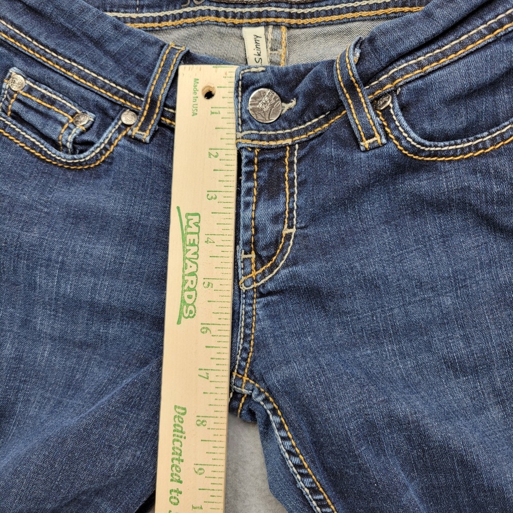 BKE Jeans Women's Size 26R Payton Skinny Fit Low Rise 26x31.5 Dark Wash Comfort‎ - Picture 8 of 9